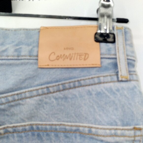 Mango MNG Light Wash Denim Jeans Size 4 - Picture 9 of 13